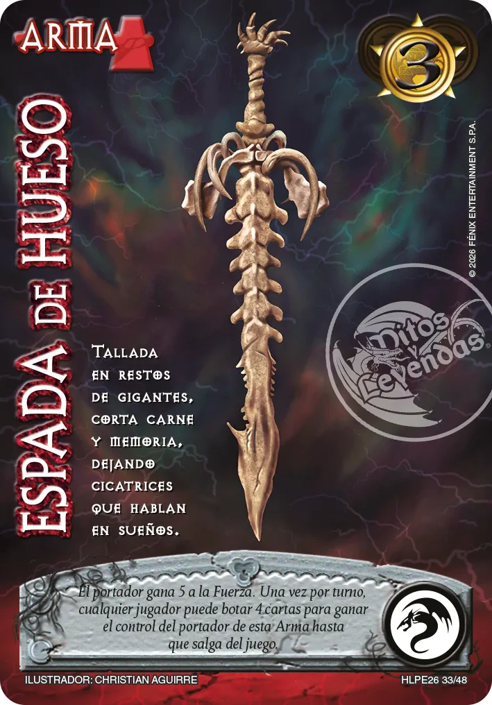 Espada de Hueso — Leyendas de Ultratumba